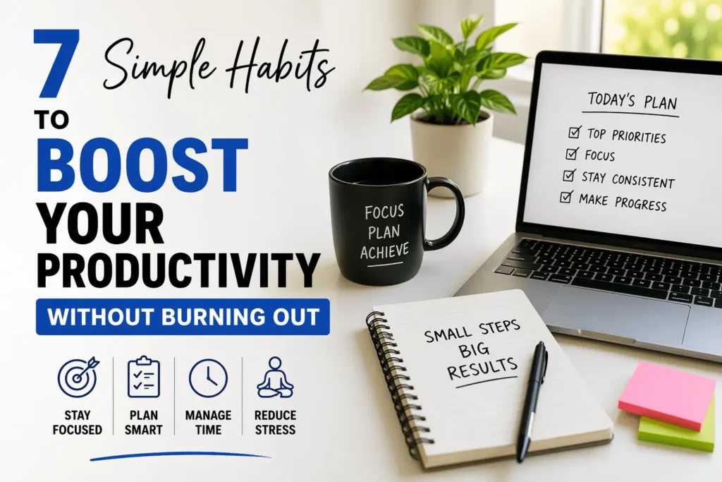 7 Simple Habits to Boost Your Productivity Without Burning Out