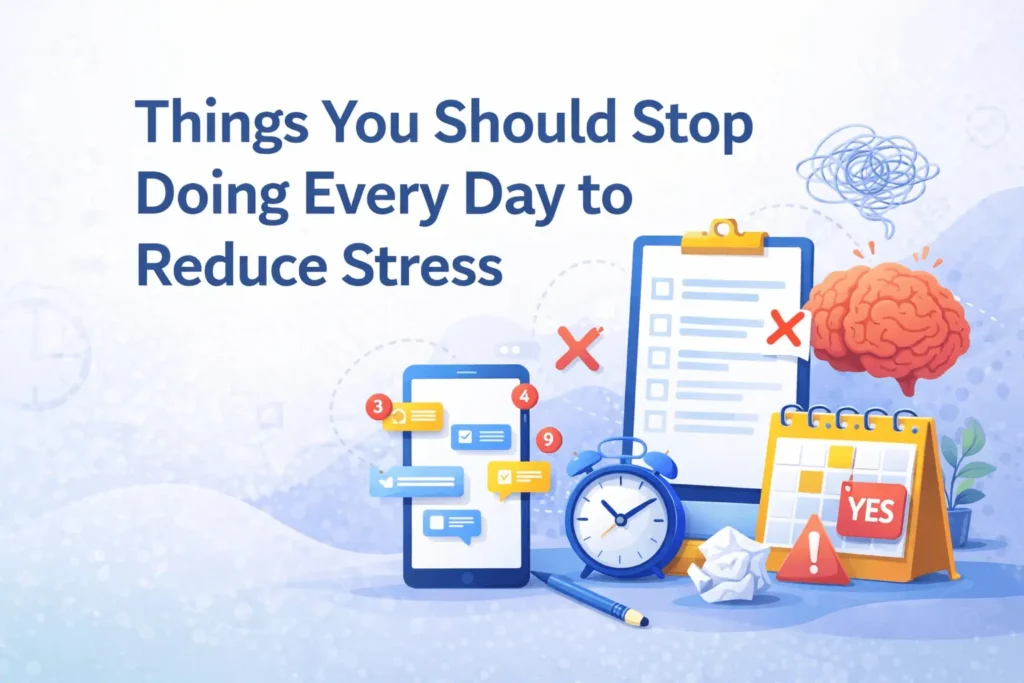 Things You Should Stop Doing Every Day to Reduce Stress