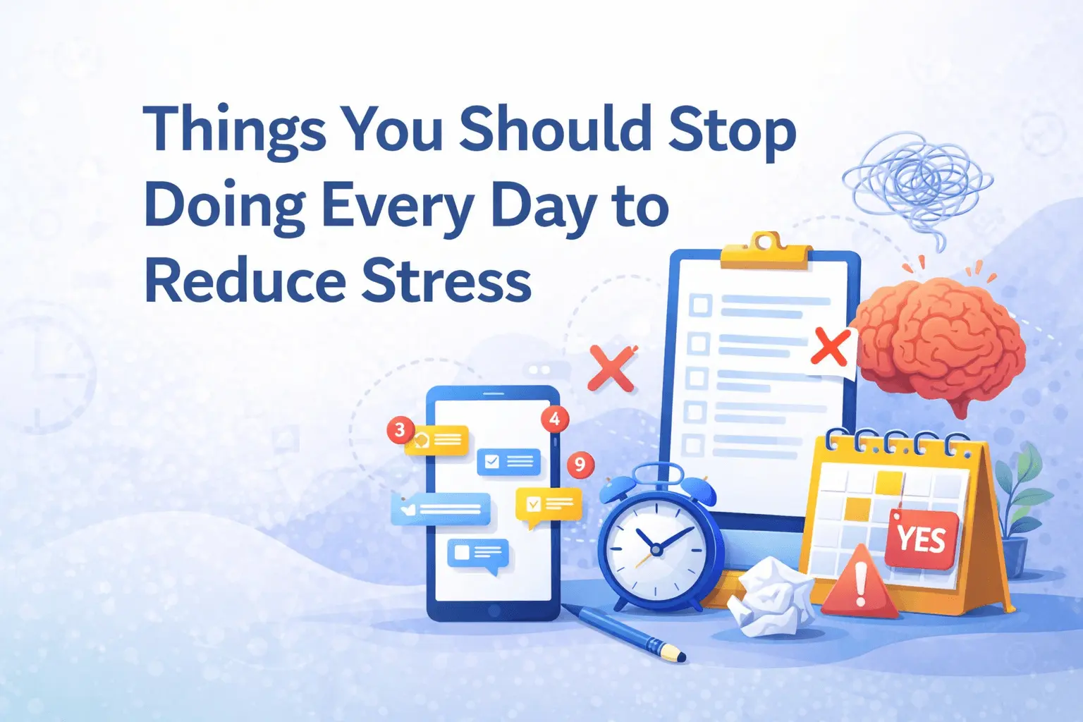 Things You Should Stop Doing Every Day to Reduce Stress