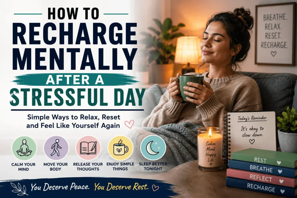 Mental recovery tips after a stressful day