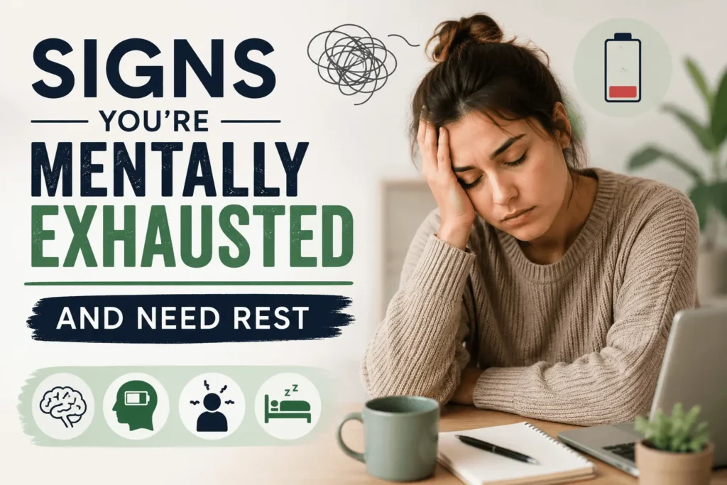 Signs you are mentally exhausted and need rest