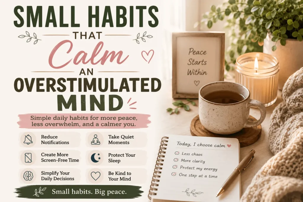 Small Habits That Calm an Overstimulated Mind