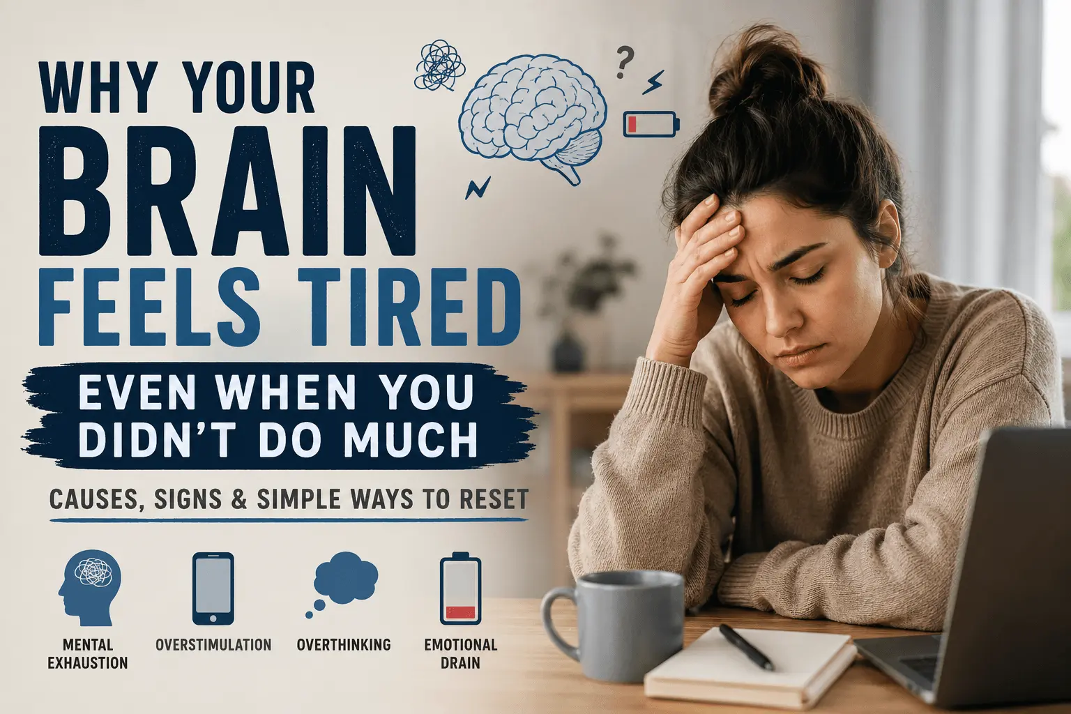 Why Your Brain Feels Tired Even When You Didn’t Do Much